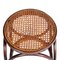 Art Deco Bentwood Stool with Rattan & Cane Top by Michael Thonet, 1930s, Image 4