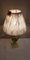 Lampe de Bureau Vintage avec Socle en Céramique Décoré de Fleurs Jaunes, 1970s 3