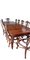 Dining Table and Chairs in Rosewood, Set of 11 7