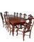 Dining Table and Chairs in Rosewood, Set of 11 1