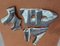 Large Belgian Brutalist Ceramic Wall Sculptures, 1960s, Set of 3 10