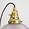 Lámpara colgante Holophane antigua de dos partes, años 20, Imagen 5