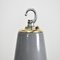 Industrial Grey Factory Pendant Light from Benjamin, 1950s 3