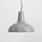 Industrial Grey Factory Pendant Light from Benjamin, 1950s 1