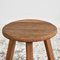 Rustic Round Top Stool, 1950s 2
