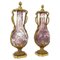 19th Century French Louis XVI Marble and Bronze Cassolettes, Set of 2 1