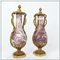 19th Century French Louis XVI Marble and Bronze Cassolettes, Set of 2 2