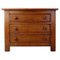 Brutalist Solid Oak Chest of Drawers, 1960s, Image 1