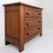 Brutalist Solid Oak Chest of Drawers, 1960s 2