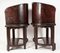 Art of Asia Wooden Dignitary Armchairs with Footrests, Set of 2 7