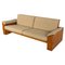 Modernes Mid-Century Sofa aus Holz & Stoff, Guiseppe Rivadossi zugeschrieben, Italien, 1970er 1
