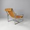 Italian Rattan and Chromed Metal Armchair attributed to Lyda Levi, 1970s 5