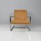 Italian Rattan and Chromed Metal Armchair attributed to Lyda Levi, 1970s 4