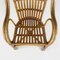 Mid-Century Modern Italian Rattan Armchairs with Curved Armrests, 1960s, Set of 2 15