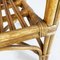 Mid-Century Modern Italian Rattan Armchairs with Curved Armrests, 1960s, Set of 2 20