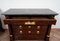 Antique French Empire Chest of Drawers in Mahogany Feather with Bardiglio Gray Marble Top, Early 19th Century 6