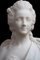 Französischer Künstler, Skulptur von Marie Antoinette, Ende 18. Jh., Weißer Marmor 2