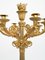 French Napoleon III Style Candelabra Pair in Gilded Bronze, Early 20th Century, Set of 2 2