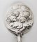 Sterling Silver Cherub Hand Mirror from William Comyns & Sons., 1890s 3