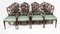 19th Century Regency Triple Pillar Dining Table and Chairs, 1830s, Set of 13, Image 13