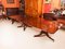 19th Century Regency Revival Triple Pillar Dining Table & Chairs, Set of 15 3