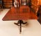 19th Century Regency Revival Triple Pillar Dining Table & Chairs, Set of 15 11