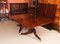 19th Century Regency Revival Triple Pillar Dining Table & Chairs, Set of 15, Image 7