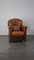 Large Leather Armchair with Higher Back 2