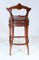 Victorian Revival Bar Stool in Leather Seat 6