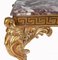 Vergoldeter Barocker Italienischer Konsolentisch aus Breccia Marmor 5