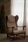 Modern Danish Wingback Chair in Oak & Wool in the style of Fritz Hansen, 1950s 20