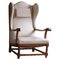 Modern Danish Wingback Chair in Oak & Wool in the style of Fritz Hansen, 1950s 1