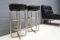 Sgabelli Bauhaus Art Déco in acciaio tubolare, set di 2, Immagine 4