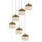 Copper 6 Pendant Lamp by United Alabaster 2