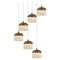 Copper 6 Pendant Lamp by United Alabaster 1