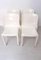 White Selene Chairs by Vico Magistretti for Artemide, Italy, 1970s, Set of 4 9