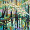 K. Husslein, Sussurri della foresta, Olio su tela, Immagine 2