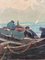 Louis André Mourgues, Repos des pêcheurs dans le Golf de Saint-Tropez, 1945, Oil on Wood 4