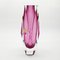 Jarrón vintage grande en rosa de cristal de Murano de Flavio Poli para Seguso, años 60, Imagen 1