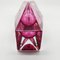 Jarrón vintage grande en rosa de cristal de Murano de Flavio Poli para Seguso, años 60, Imagen 4