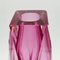 Jarrón vintage grande en rosa de cristal de Murano de Flavio Poli para Seguso, años 60, Imagen 3