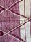 Tappeto vintage rosa in lana berbera Kilim, anni '90, Immagine 3