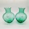 Vases Vintage Verts en Verre de Murano par Nason, 1960s, Set de 2 1