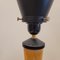 Vintage Nordic Table Lamp in Brass and Teak Wood, Denmark, 1970s, Image 7