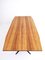 Tavolo da pranzo vintage con ripiano in legno zebrato e struttura in legno ebanizzato, Italia, anni '60, Immagine 8