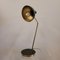 Vintage Olivgrüne Tischlampe aus Eisen, Grün & Gold, Frankreich, 1990er 7