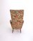 Vintage Floral Fabric Children Armchair with Wooden Legs, Italy, 1950s 6