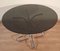 Mid-Century Italian Chrome and Steel Coffee Table with Round Smoked Glass Top, 1960s 2
