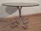 Mid-Century Italian Chrome and Steel Coffee Table with Round Smoked Glass Top, 1960s 4