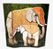 Biombo posmoderno de cinco paneles de Doro con dos elefantes asiáticos, Italia, años 80, Imagen 1